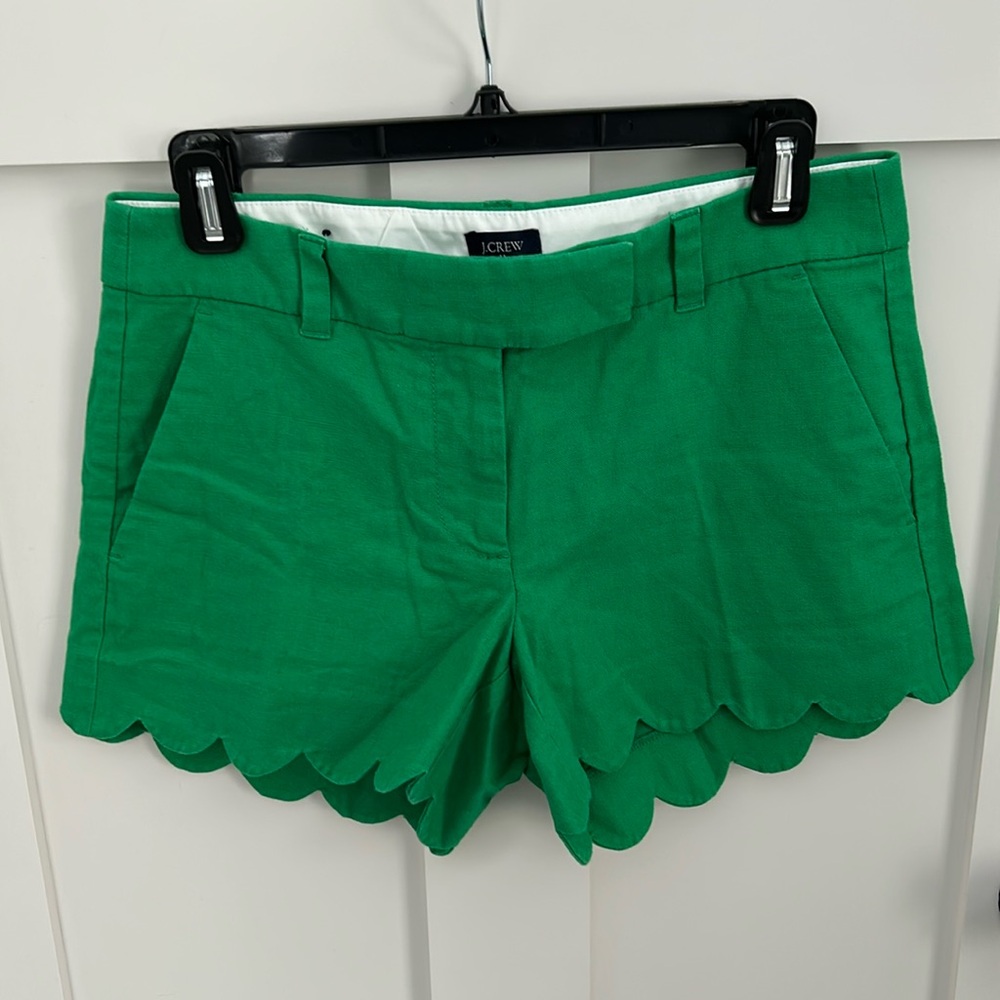 JCrew Factory Scalloped Hem Shorts NWOT